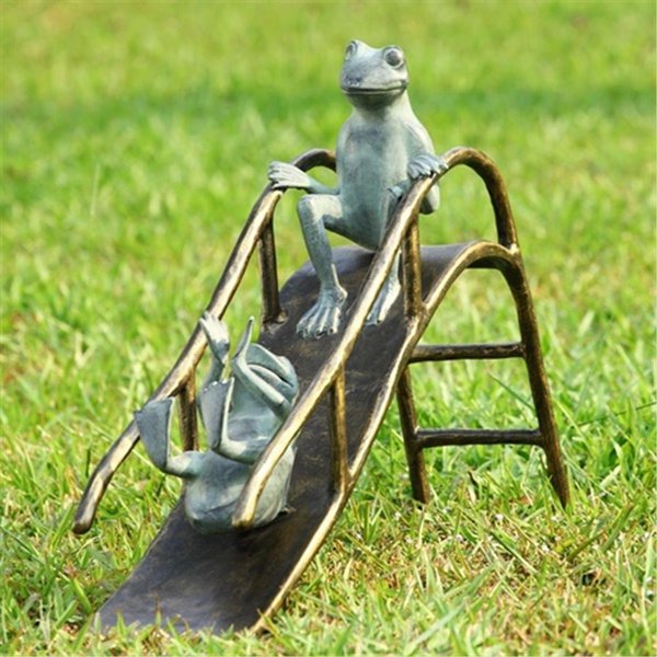 Spi Sliding Frogs Garden Sculpture 33789